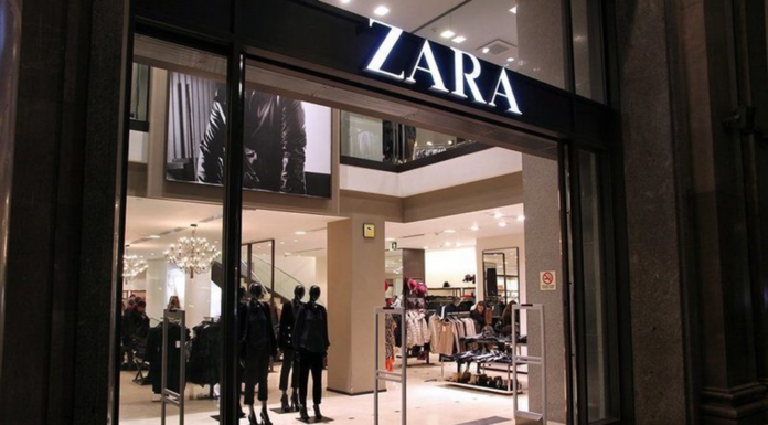 Fachada de la tienda Zara