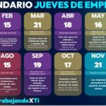 Calendario Jueves de Empresas 2024