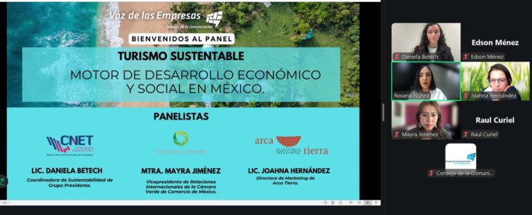 Expertas dialogan sobre el papel del turismo sustentable como motor de desarrollo en México